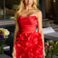 Ava Presley 47313 modern strapless cocktail dress