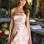 Ava Presley 47317 strapless floral embroidered dress