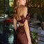 Ava Presley 47319 fitted bodice satin dress