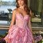 Ava Presley 47321 strapless corset tiered dress