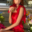 Ava Presley 47323 satin short party dress