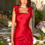 Ava Presley 47323 fitted satin formal dress