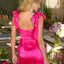 Ava Presley 47323 sleek satin cocktail dress