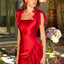 Ava Presley 47323 structured satin evening dress
