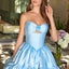 Ava Presley 47328 strapless corset fitted dress