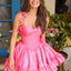 Ava Presley 47329 floral strap corset dress