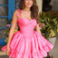 Ava Presley 47329 ruffle trim flared dress