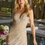 Ava Presley 47334 beaded fringe fitted dress