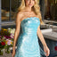 Ava Presley 47337 all over beaded short dress