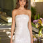 Ava Presley 47337 strapless beaded fringe dress