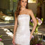 Ava Presley 47337 lace up back beaded dress