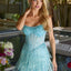 Ava Presley 47339 strapless corset fringe dress