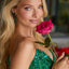 Ava Presley 47344 deep V neckline dress
