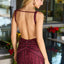 Ava Presley 47345 deep V neckline dress