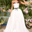Ava Presley 47365 delicate waist bow formal gown