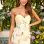 Ava Presley 47396 fitted floral evening gown