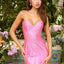 Ava Presley 47409 - Rhinestone Embellished Gown with Lace Up Back