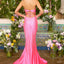 Ava Presley 47409 - Rhinestone Embellished Gown with Lace Up Back