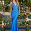 Ava Presley 47410 - Plunging Halter Neck Beaded Evening Gown