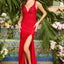 Ava Presley 47415 - Beaded V Neck Mermaid Prom Gown