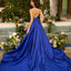 Ava Presley 47421 - Floral Beaded Halter Gown with Overskirt