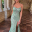 Ava Presley 38855 - Sequin Lace Up Mermaid Gown