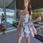 Ava Presley 42463 strapless floral jacquard dress