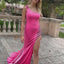Ava Presley 28600 - One Shoulder Velvet High Slit Gown