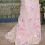 Ava Presley 47388 Strapless Floral Beaded Mermaid Prom Gown