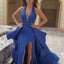 Ava Presley 38355 - Halter Sequin High Slit Gown
