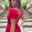 Ava Presley 28221 feather sleeve formal dress