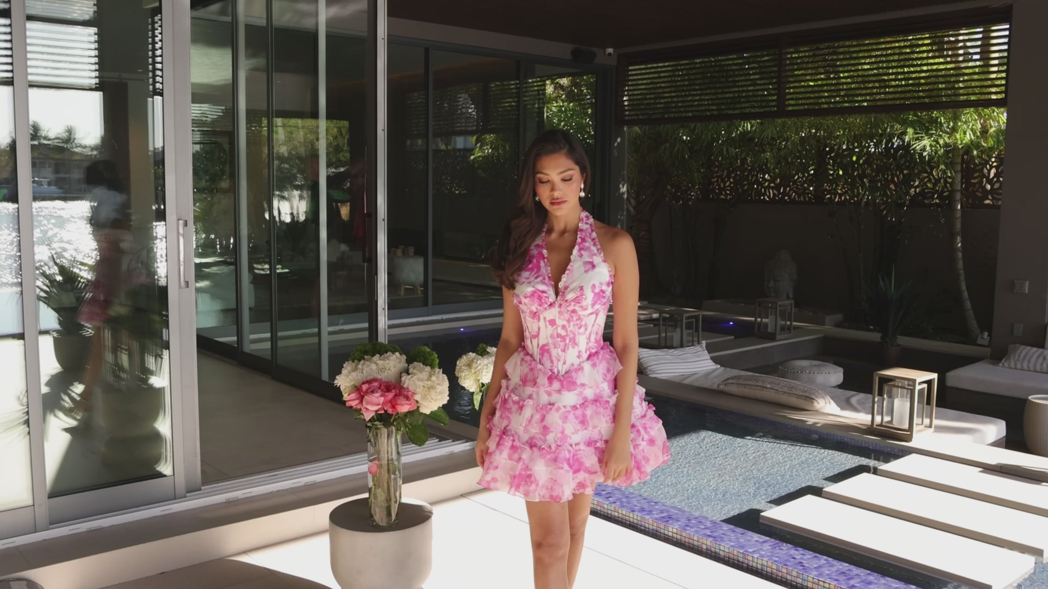 Ava Presley 26446 sweet floral dress perfect for spring formals