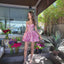 Ava Presley 47321 Corset Bodice Tiered Ruffle Mini Dress