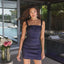 Ava Presley 26415 sophisticated navy dress with playful accents