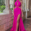 Ava Presley 38845 - Cutout Halter High Slit Gown