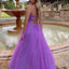 Ava Presley 27824 - Glitter Tulle Lace Up Ball Gown
