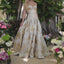 Ava Presley 42460 - Metallic Floral Drop Waist Ball Gown