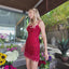 Ava Presley 47338 lace up back cocktail dress