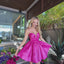 Ava Presley 42510 Satin Pleated Skirt Mini Dress